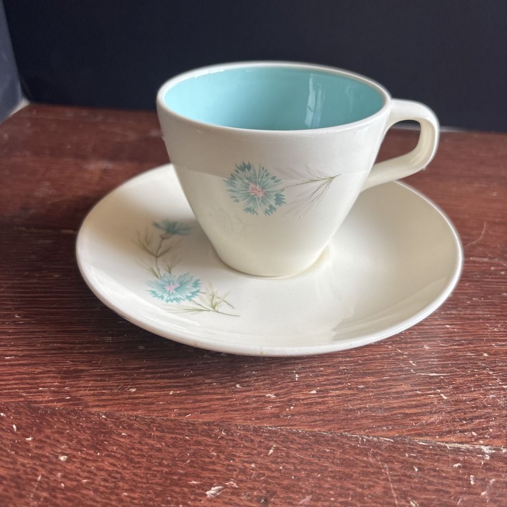 Taylor Smith Taylor Ever Yours BOUTONNIERE Tea Cup and Saucer  Used‎